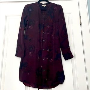 Wilfred 100% silk tunic dress